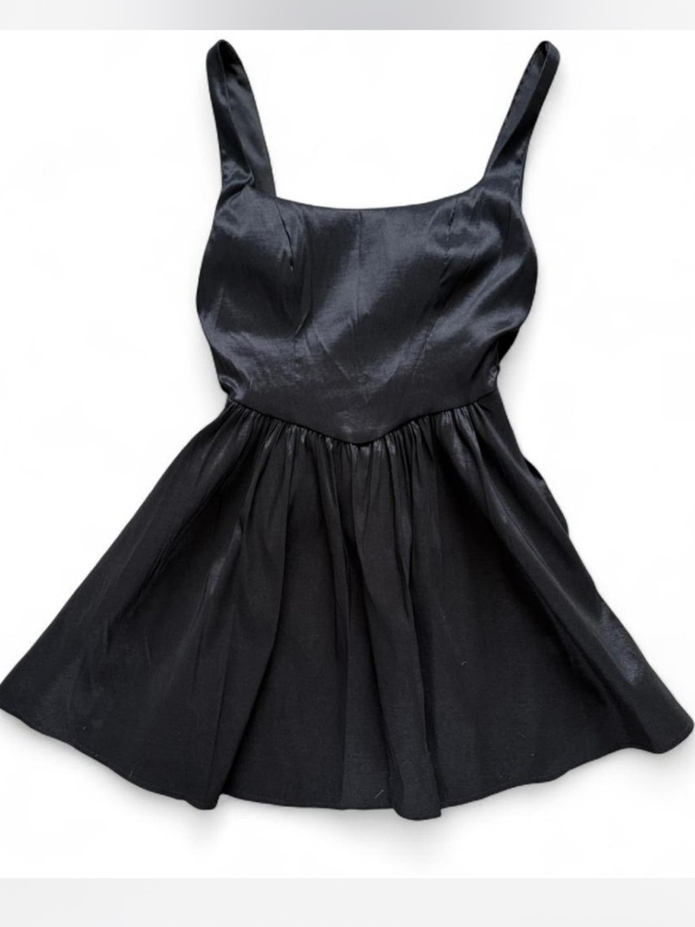B Smart Black Tie Back Mini Dress Open Back Size 3 Small Cocktail Party NWT